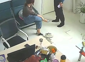 Office surveillance filmed the foreman plus the wife's wager