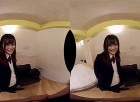 奏音かのん【3Dハメ撮りVR】清楚系J〇をダマして個室に連れ込んじゃいました！むっつりスケベな制服美女を何度もイカセまくる絶頂生パコ中出しSEX