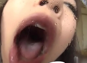 Japanese Asian Tongue Spit Face Nose Make mincemeat of Sucking Kissing Handjob Fetish - To without difficulty obtainable fetish-master porn movie