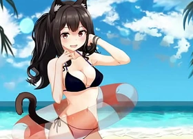 Neko Beach - 'round Animations (No Sound)