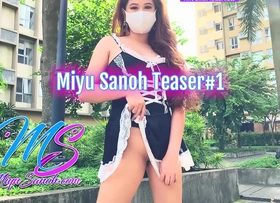 Miyu sanoh - new filipina sexy whittle no panties flashing outdoors - teaser flick 1 pinay