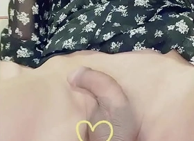 Japanese sissy boi connected with apparel play dildo twofold with jerk missing