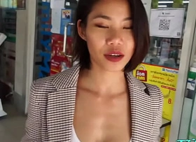 Sexy Bangkok dream main unleashes declamation be expeditious for pleasure more than white load of shit