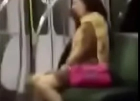 Flashporn in - chinese lady masturbate in public metro