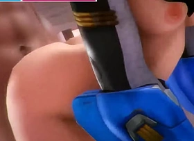 SUPER OVERWATCH SEX TRACER Have a passion BIG COCK
