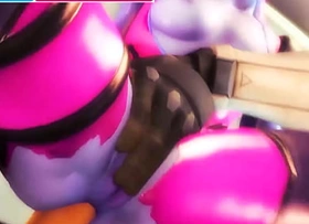 Widowmaker and  Tracer Have sex Fat Cock NEW Pornography Game