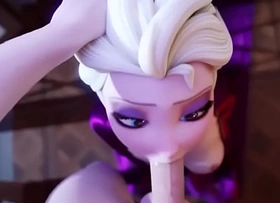 Elsa gets her throat fucked hard ( Animation overwrought Fire Box Studio )