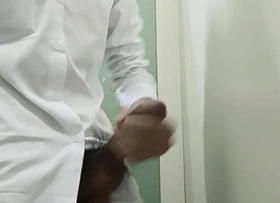 Thai student cums in toilet