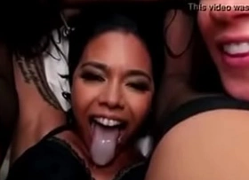 Nhia Krasivaya after getting an anal fucking with her girlfriends