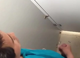 Asian boy caught jerking in toilet 6