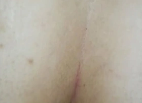 Cumshot adjacent to asshole