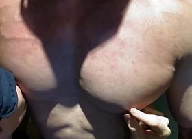 Pec and Nipple Play Adoration! They are the fustigate pecs to suck on! ?