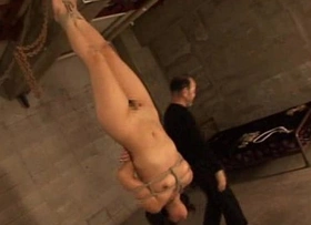 Japanese beauty suspension inverted and instigating