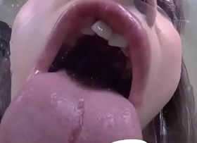 Japanese Asian Tongue Spit Face Parfum Make mincemeat of Sucking Kissing Handjob Fetish - More at fetish-master porn site