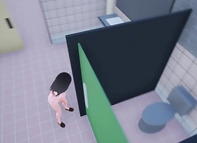 Naked Risk 3D [Hentai game PornPlay ] Exhibition simulation about public building