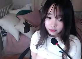 Korean generalized masturbates on web camera