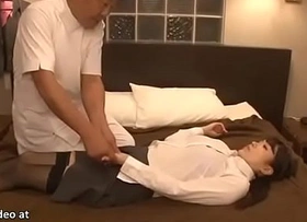 Japanese massage with horny secretary anfractuosities with reference to sex