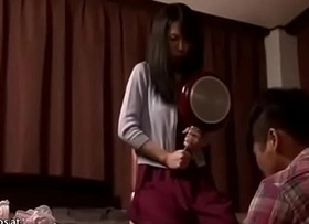 Japanese Milf has sex with misappropriation stranger