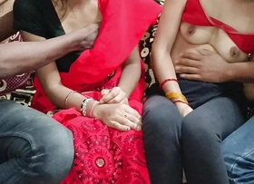 Geeta Ne Apni Saheli Sonu Ko Apne Boyfriends Se Chudya, Foursome Novelty Sex In Hindi