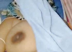 Satisfy my hijab wife big boobs