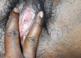Orgasm of Indian Mature Cute lady with BF- tight hairy pussy deep fingering & hamper of G spot & pissing spot etc..