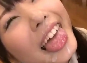 Cute japanese girl receive piles cum on high her face FULL VIDEO:  porn xxx usheethe XXX video hblt