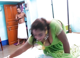 SEXY MALLU Fat BOOBS BHABI DOING Feigning IN HOME, DEBORJI DON'T CONTROL HIMSELF TO SEEING HER, Fat BOOBS MALLU BHABI