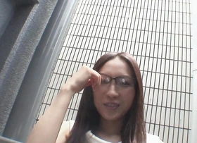 This lovely Japanese babe understand her cunning creampie on camera