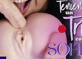 TRIO CON UNA MUñECA Voluptuous - SOHIMIDOLL - JOI-