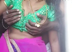 Tamil half saree cuddling near X