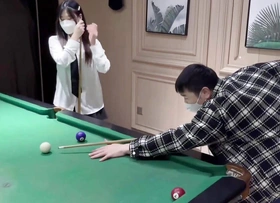 What does it mean when two Petite Asian friends invite u to Play pool? Threesome With Two Asian Teen Girl