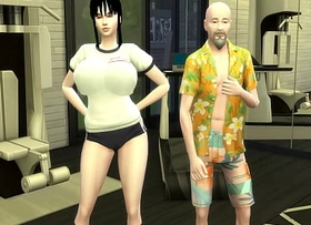 Chichi milk hermosa esposa entrenada sexualmente por el superintendent roshi pervertido marido cornudo dragon ball hentai