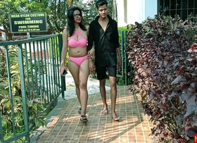 Indian Beautiful Model mating trip with the 18yrs Boy!