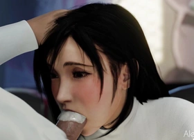 final fantasy Tifa (animation with sound) 3D Hentai Porn SFM Compilation Anal Cowgirl Doggy Orgasm Reverse Riding