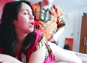 Indian stepmother is surprised in her bed by her perverted stepson