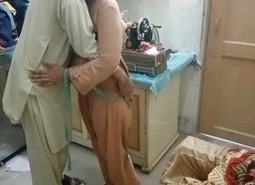 Lovely A Hot bhabhi comes in Tailor Shop