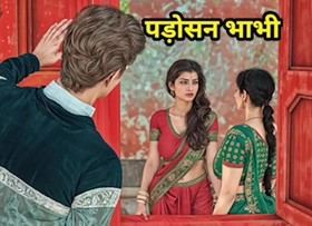 Indian Desi Savita Bhabhi's Muff Hunger Was Well-shaped by the Neighbor Hindi Audio