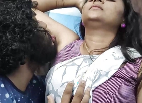 Vaishnavy and Sharun Raj saree lip lock topic fastening 1, Armpit lick topic with navel lick and lip lock, Mallu couple love