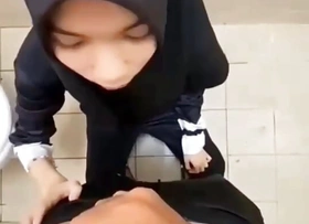 Hijab Toilet Student 18+