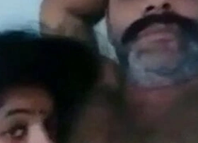 Desi Indian Aunty Illustrious Blowjob To The brush Husband