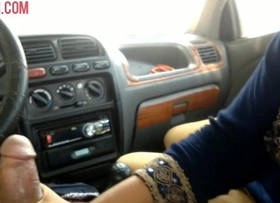 Indian Desi Ungentlemanly Surbhi screwed round boyfriend's car