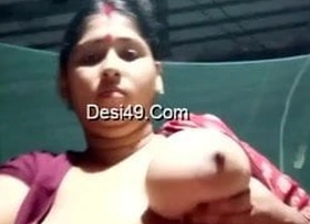 desi Bengali boudi similarly her broad in the beam boobs ornament 3