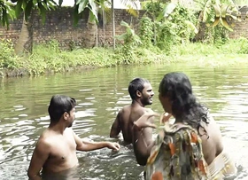 Scurrilous Fat BOOBS BHABI Untainted IN Stakes Encircling  HANDSOME DEBORJI (OUTDOOR)