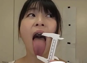 Japanese Asian Tongue Drool Face Eau-de-Cologne Wipe the floor with Sucking Kissing Hand job Fetish - More at fetish-master.net
