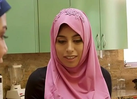 Virgin in HIJAB fucks her stepdad!