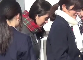 Japan students pissing