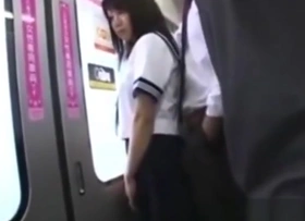 Asian schoolgirl fucked vulnerable train