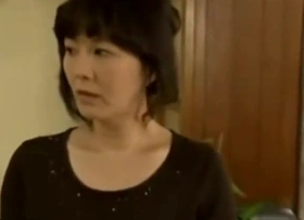 Perverted Japanese Step-Son Shafting mother and suckle