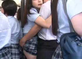 Asian Schoolgirl gets fucked aloft a cram